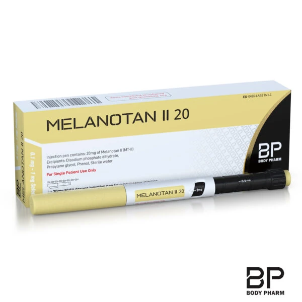 MELANOTAN II 20 research pen carton, 20 mg · 3 ml